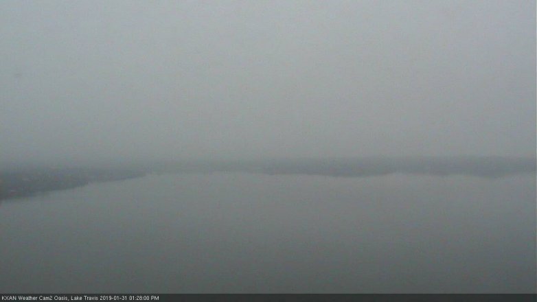 Lake Travis webcam, January 31, 2019 12:30 PM CT