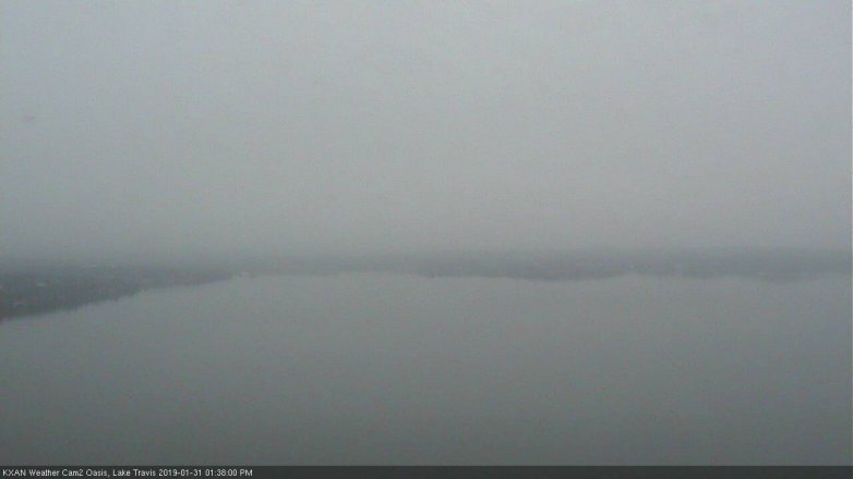 Lake Travis webcam, January 31, 2019 12:40 PM CT
