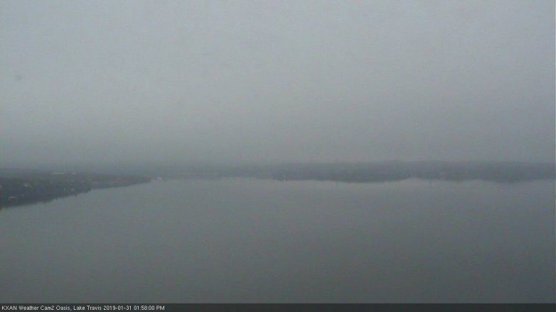Lake Travis webcam, January 31, 2019 1:00 PM CT
