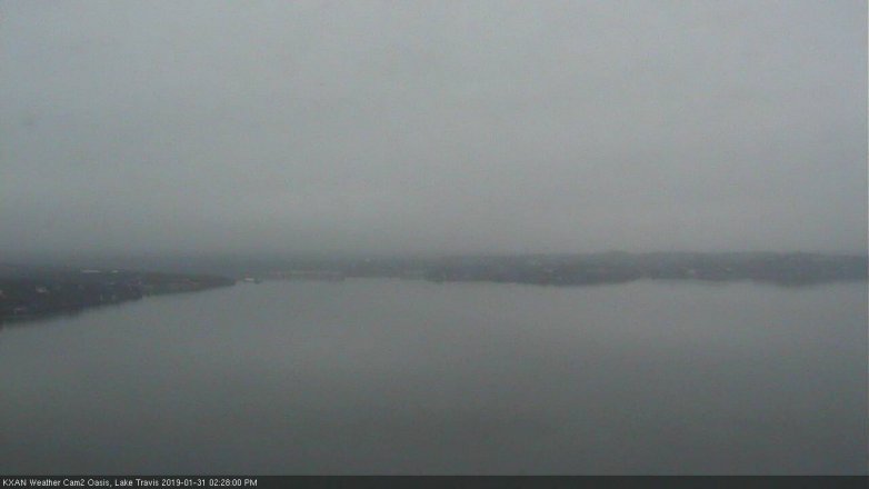 Lake Travis webcam, January 31, 2019 1:30 PM CT