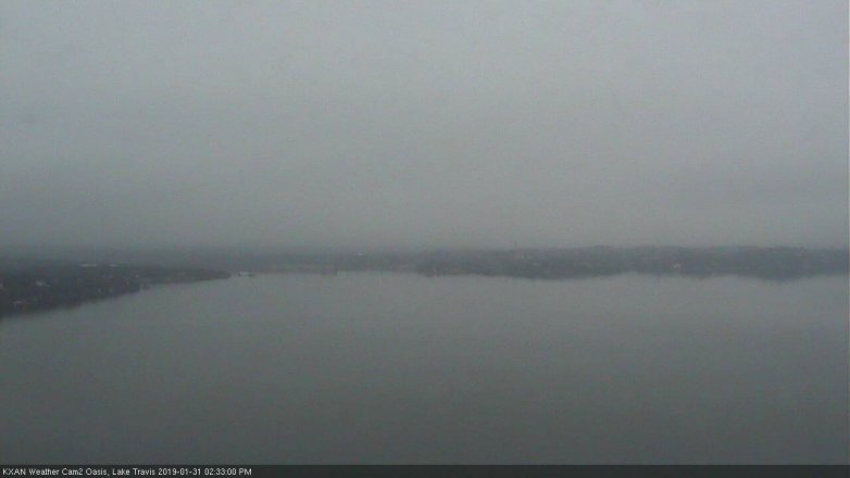 Lake Travis webcam, January 31, 2019 1:35 PM CT