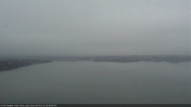 Lake Travis webcam, January 31, 2019 1:40 PM CT