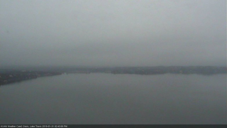 Lake Travis webcam, January 31, 2019 1:45 PM CT