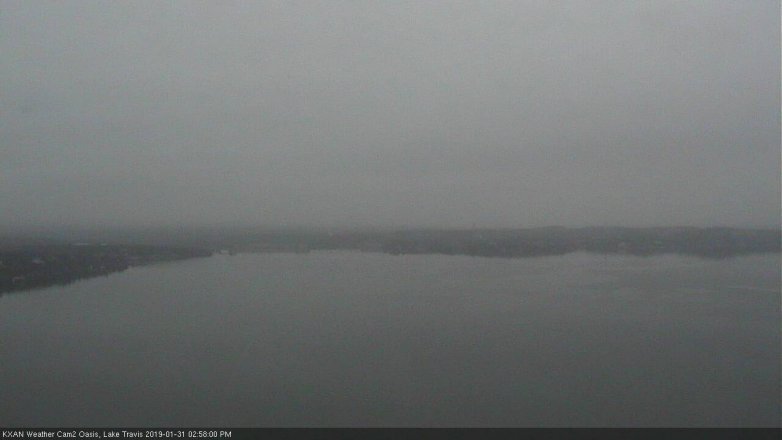 Lake Travis webcam, January 31, 2019 2:00 PM CT