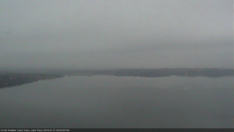 Lake Travis webcam, January 31, 2019 2:05 PM CT