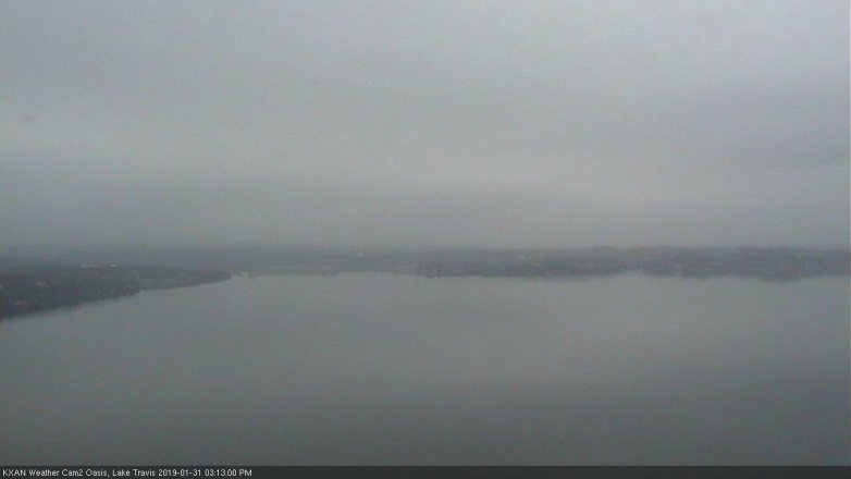Lake Travis webcam, January 31, 2019 2:15 PM CT