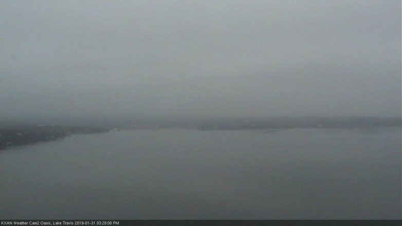 Lake Travis webcam, January 31, 2019 2:30 PM CT