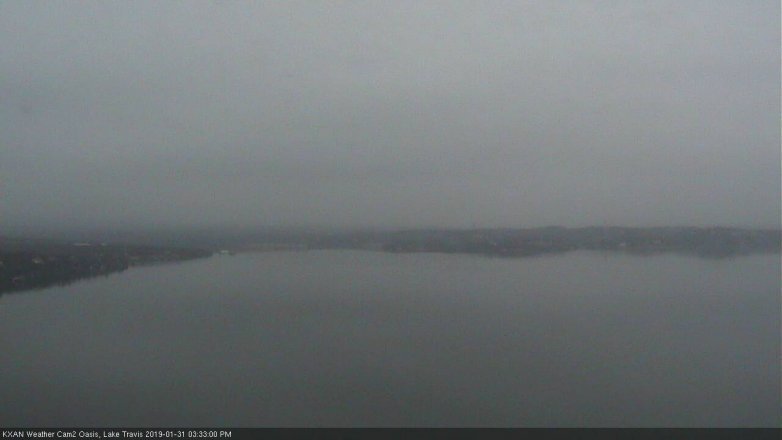 Lake Travis webcam, January 31, 2019 2:35 PM CT