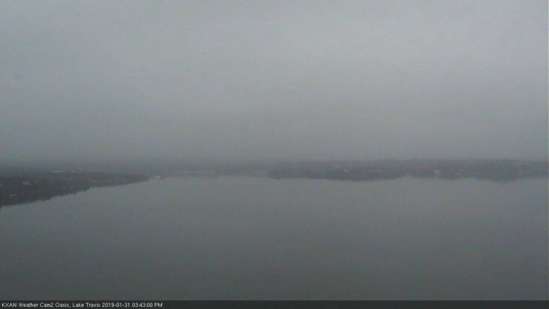 Lake Travis webcam, January 31, 2019 2:45 PM CT