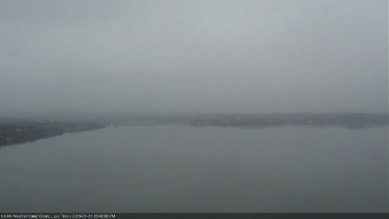 Lake Travis webcam, January 31, 2019 2:50 PM CT