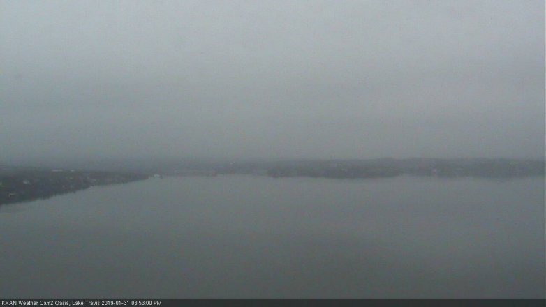 Lake Travis webcam, January 31, 2019 2:55 PM CT