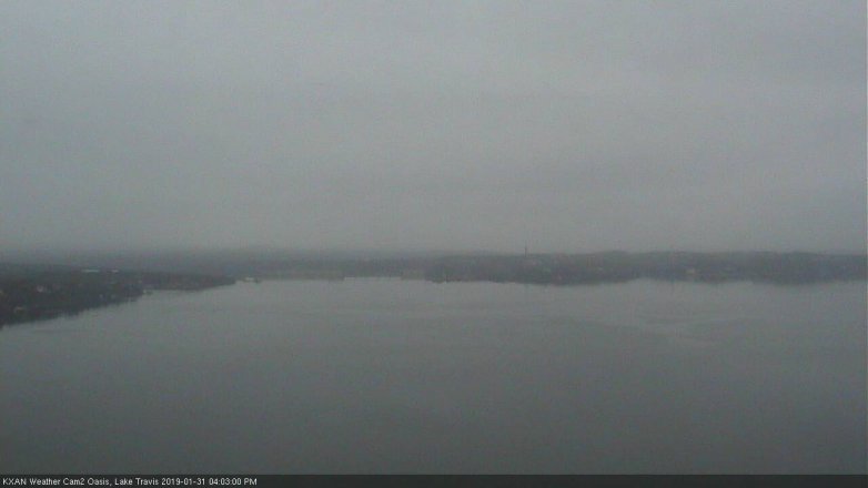 Lake Travis webcam, January 31, 2019 3:05 PM CT