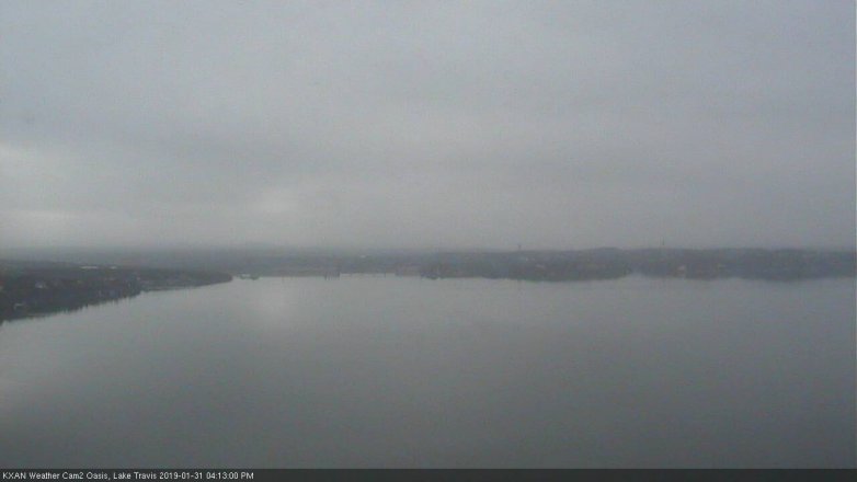 Lake Travis webcam, January 31, 2019 3:15 PM CT