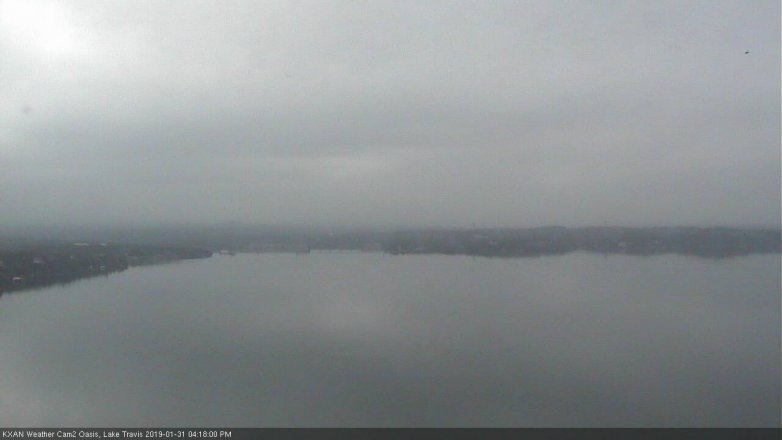 Lake Travis webcam, January 31, 2019 3:20 PM CT