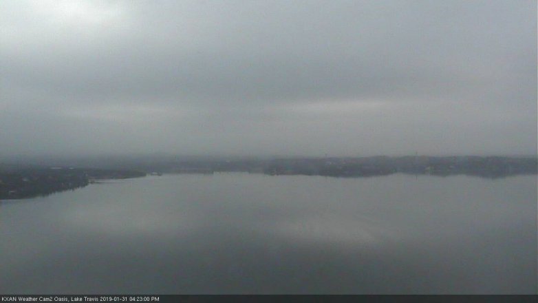 Lake Travis webcam, January 31, 2019 3:25 PM CT