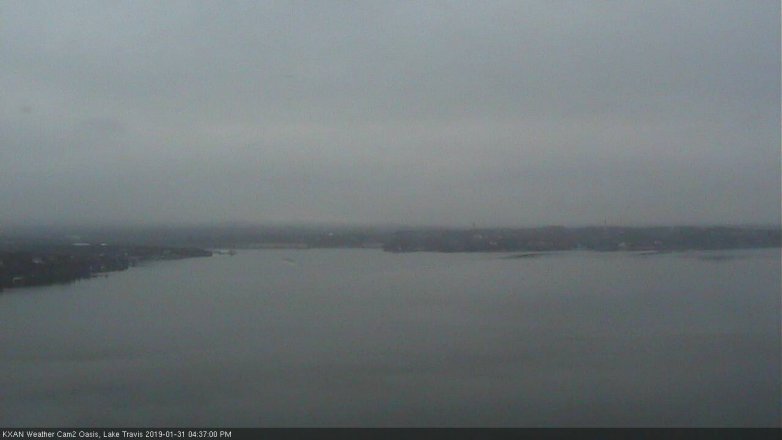 Lake Travis webcam, January 31, 2019 3:40 PM CT