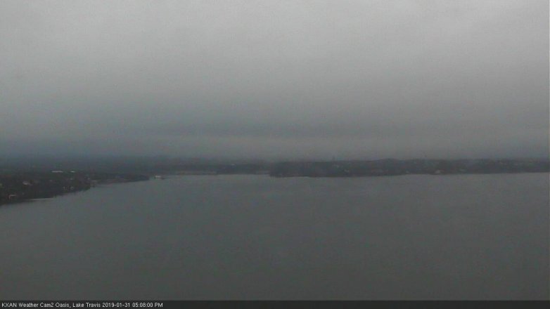 Lake Travis webcam, January 31, 2019 4:10 PM CT