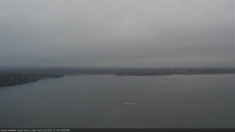 Lake Travis webcam, January 31, 2019 4:15 PM CT