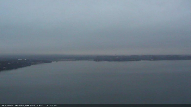 Lake Travis webcam, January 31, 2019 4:25 PM CT