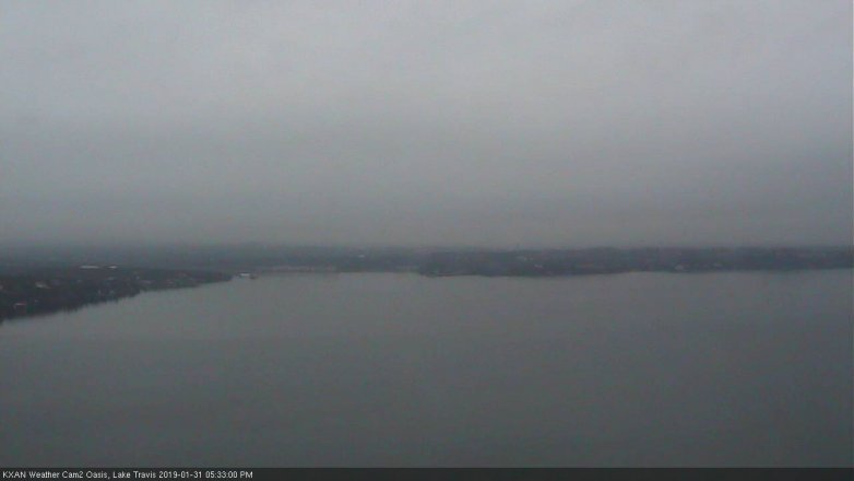 Lake Travis webcam, January 31, 2019 4:35 PM CT