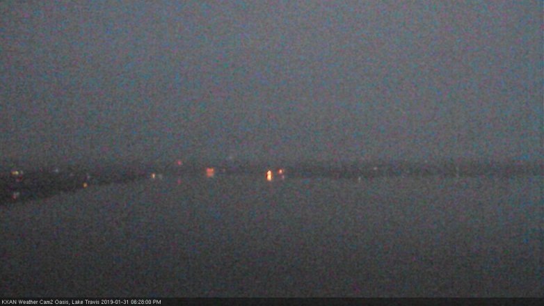 Lake Travis webcam, January 31, 2019 5:30 PM CT
