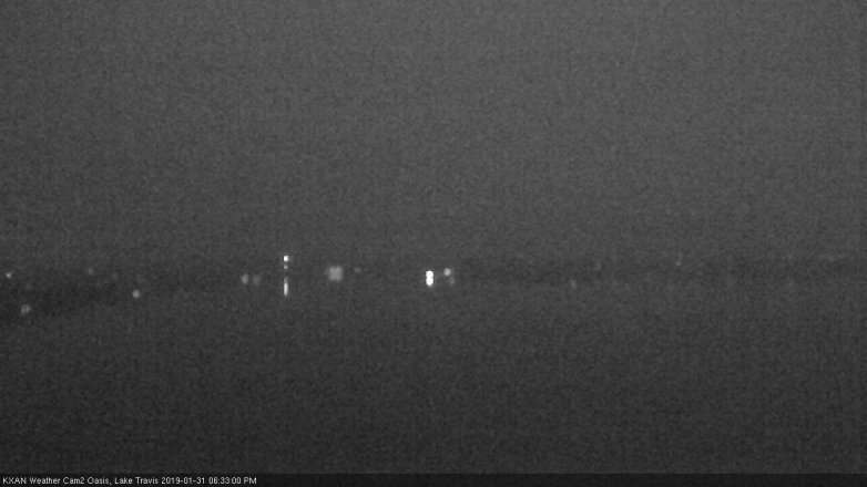 Lake Travis webcam, January 31, 2019 5:35 PM CT