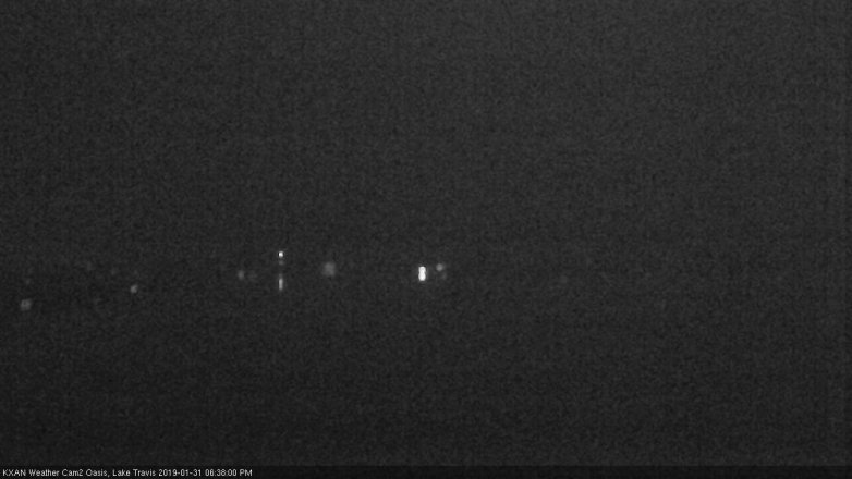 Lake Travis webcam, January 31, 2019 5:40 PM CT