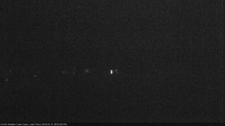 Lake Travis webcam, January 31, 2019 5:55 PM CT