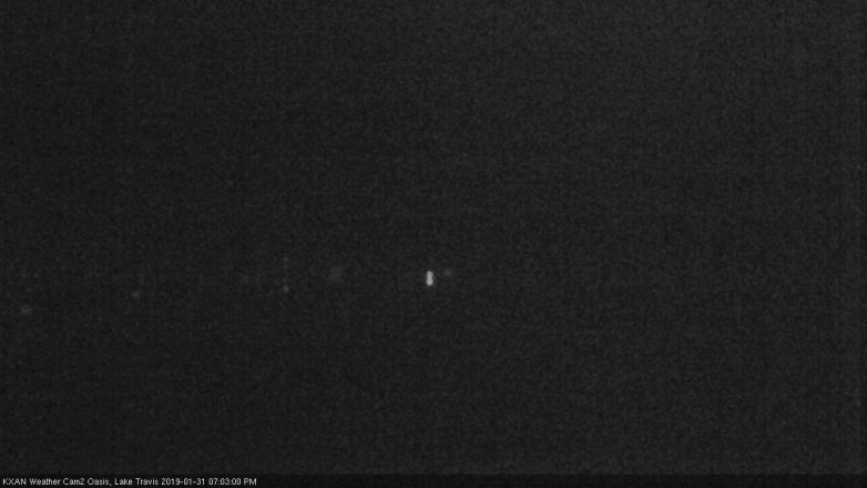 Lake Travis webcam, January 31, 2019 6:05 PM CT