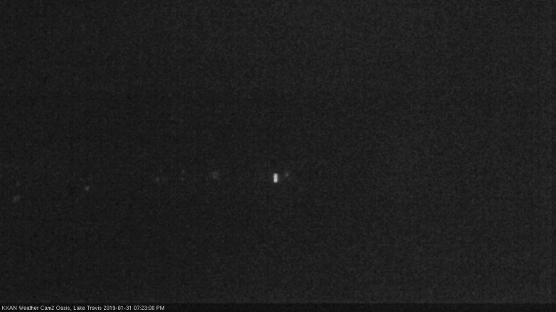 Lake Travis webcam, January 31, 2019 6:25 PM CT