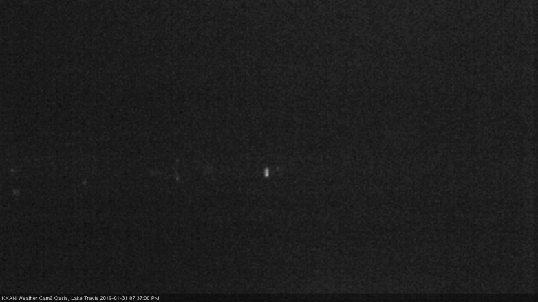 Lake Travis webcam, January 31, 2019 6:40 PM CT