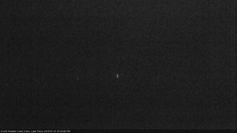 Lake Travis webcam, January 31, 2019 6:45 PM CT