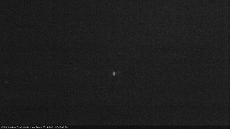Lake Travis webcam, January 31, 2019 6:50 PM CT