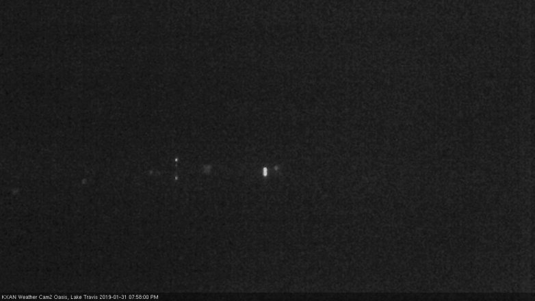 Lake Travis webcam, January 31, 2019 7:00 PM CT