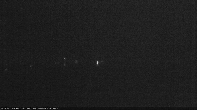 Lake Travis webcam, January 31, 2019 7:20 PM CT