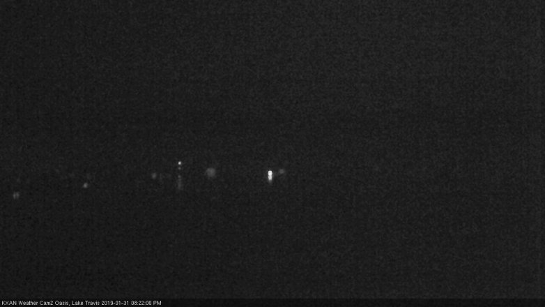 Lake Travis webcam, January 31, 2019 7:25 PM CT