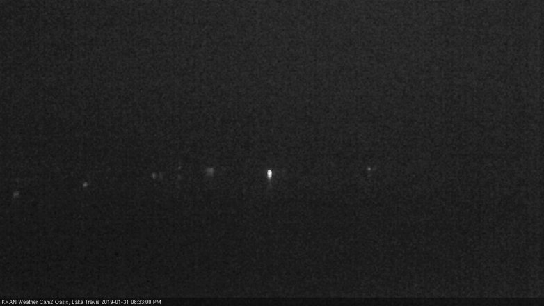 Lake Travis webcam, January 31, 2019 7:35 PM CT