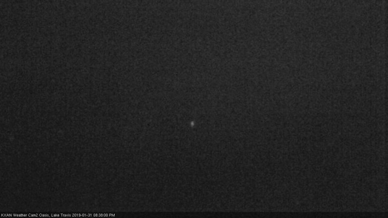 Lake Travis webcam, January 31, 2019 7:40 PM CT