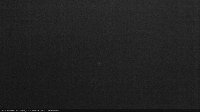 Lake Travis webcam, January 31, 2019 7:45 PM CT