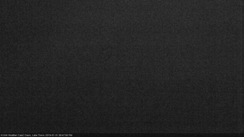 Lake Travis webcam, January 31, 2019 7:50 PM CT