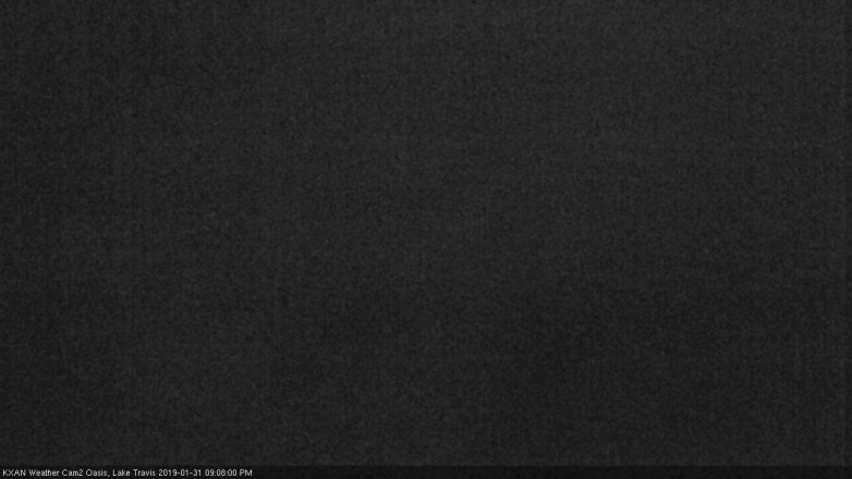 Lake Travis webcam, January 31, 2019 8:10 PM CT