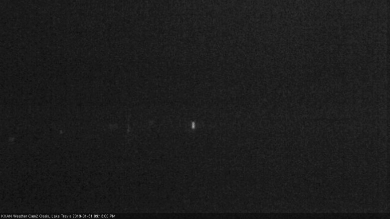 Lake Travis webcam, January 31, 2019 8:15 PM CT