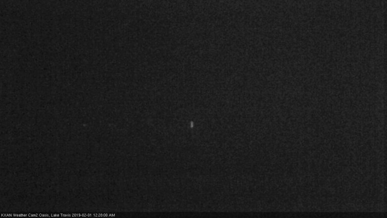 Lake Travis webcam, January 31, 2019 11:30 PM CT