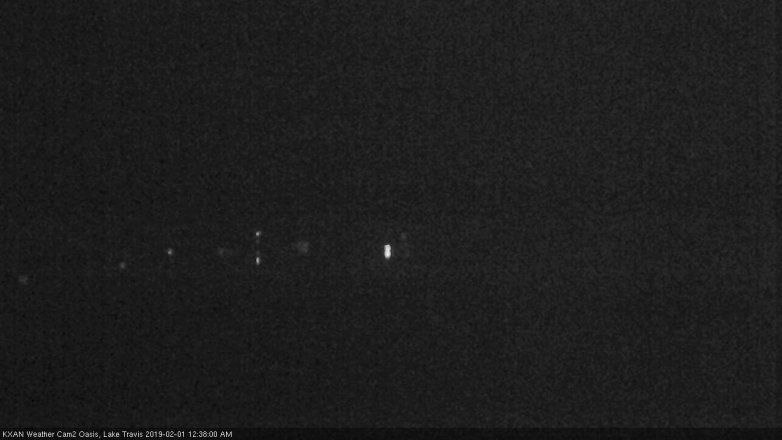 Lake Travis webcam, January 31, 2019 11:40 PM CT