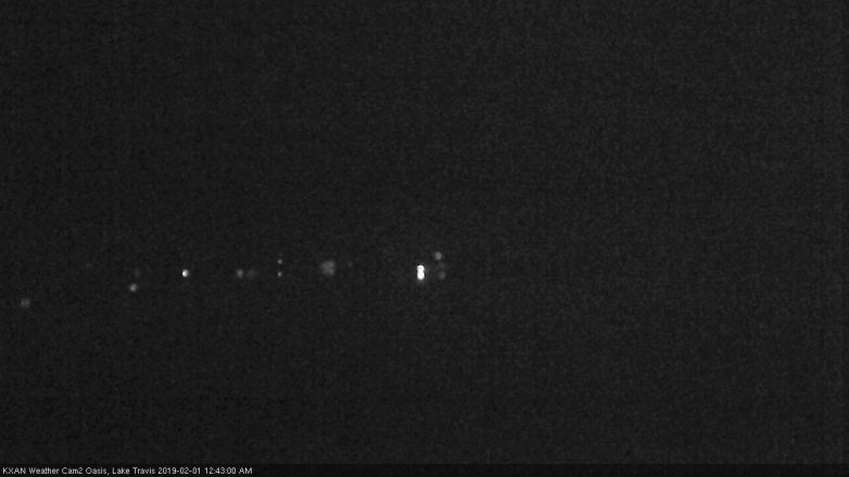 Lake Travis webcam, January 31, 2019 11:45 PM CT