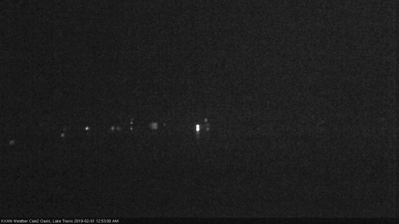 Lake Travis webcam, January 31, 2019 11:55 PM CT