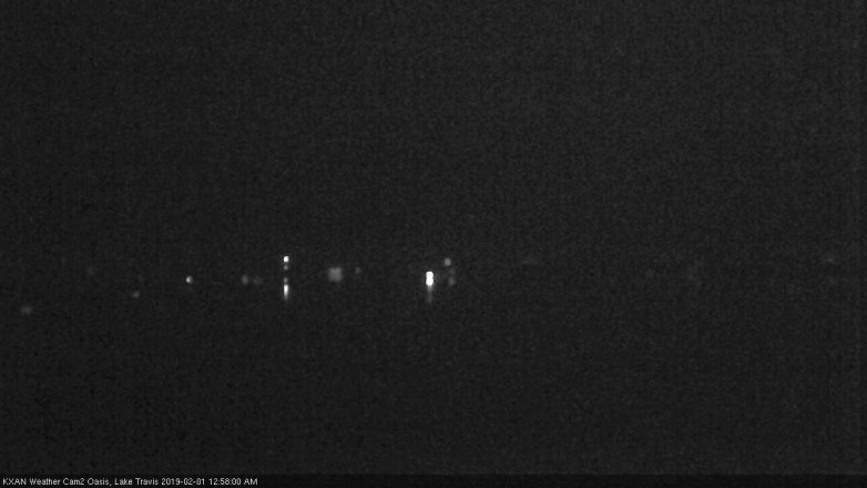 Lake Travis webcam, January 31, 2019 12:00 AM CT