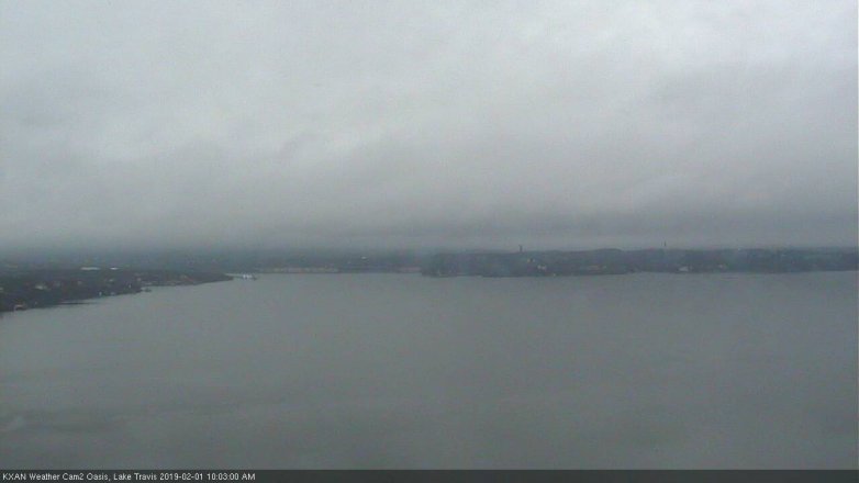 Lake Travis webcam, February 1, 2019 9:05 AM CT