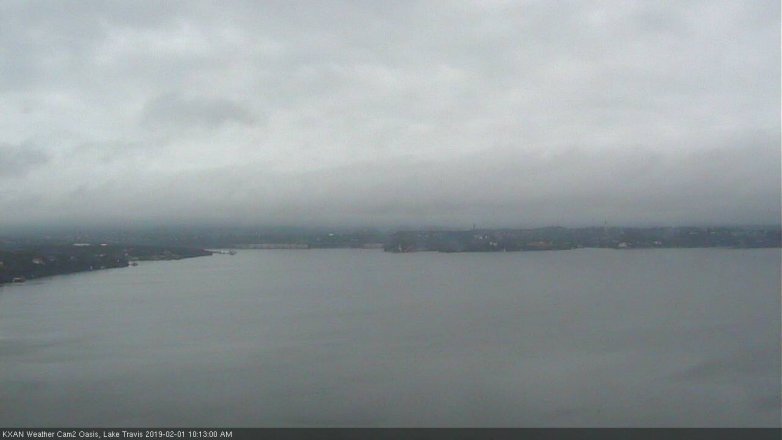 Lake Travis webcam, February 1, 2019 9:15 AM CT