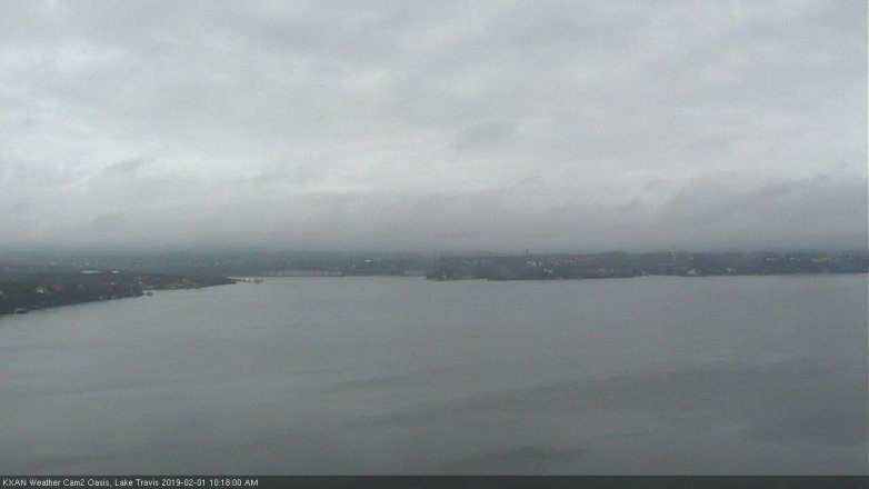 Lake Travis webcam, February 1, 2019 9:20 AM CT